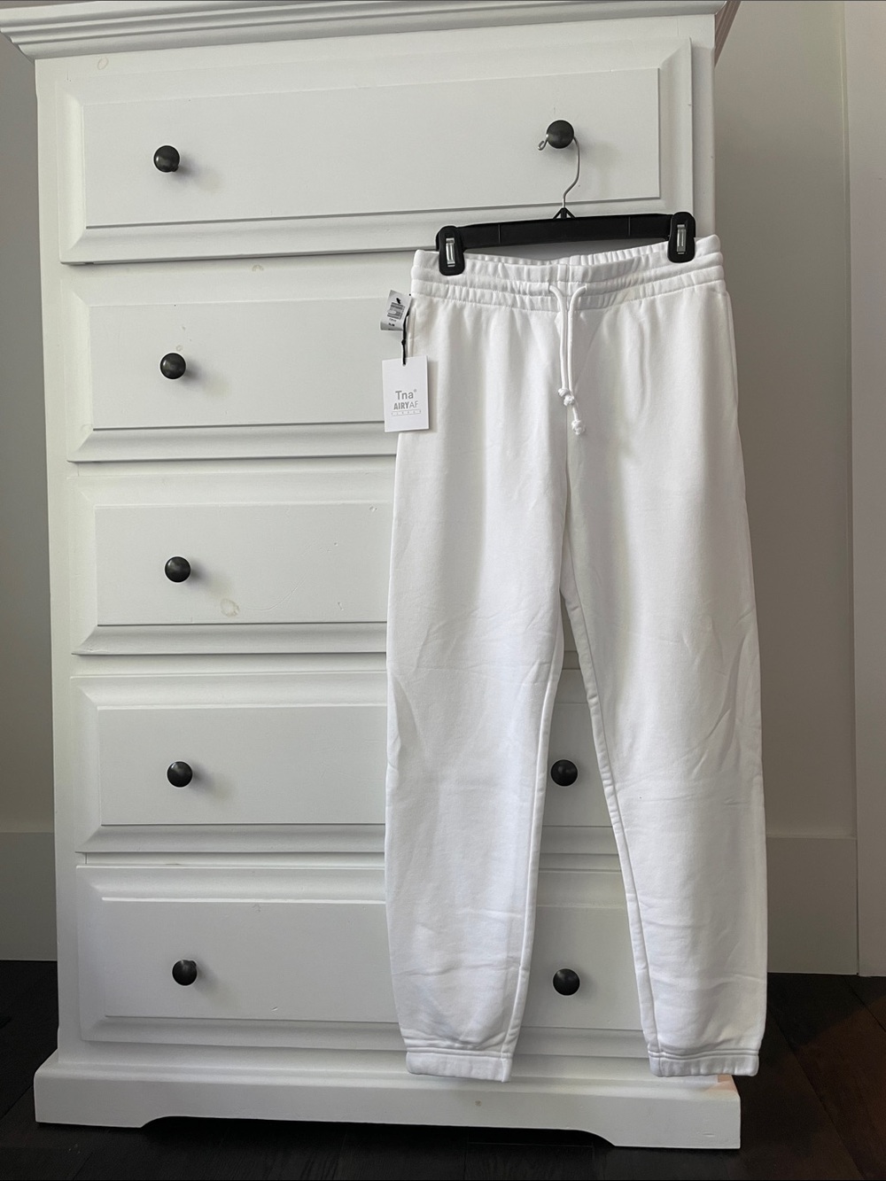 TNA Women’s White Fleece Joggers